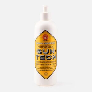 SUN TECH Protetor Solar Corporal FPS 30 500 g – Grip System de alta aderência, amplo espectro UVA/UVB, resistente à água e suor, hidrata com manteiga de cupuaçu