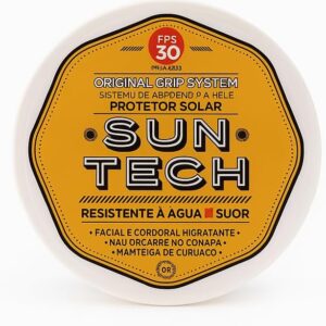 SUN TECH Protetor Solar Corporal FPS 30 75 g – Grip System de alta aderência, amplo espectro UVA/UVB, resistente à água e suor, hidrata com manteiga de cupuaçu