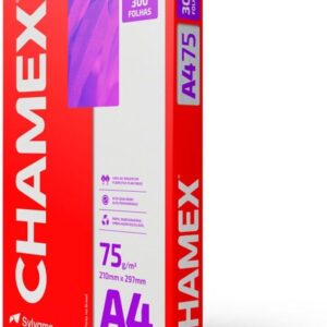 Papel Sulfite, Chamex, A4, 75 Gramas, Pacote De 300 Folhas