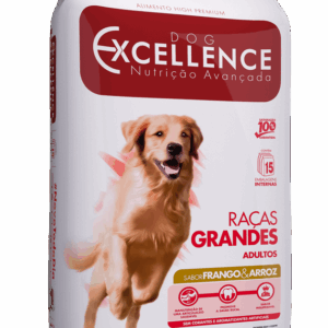 RACAO DOG EXCELLENCE ADULTO RAÇAS GRANDES  FRANGO, 15KG