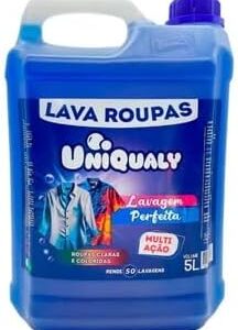 Lava Roupa Uniqualy Multi Ação Lavagem Perfeita Sabão Liquido 5L